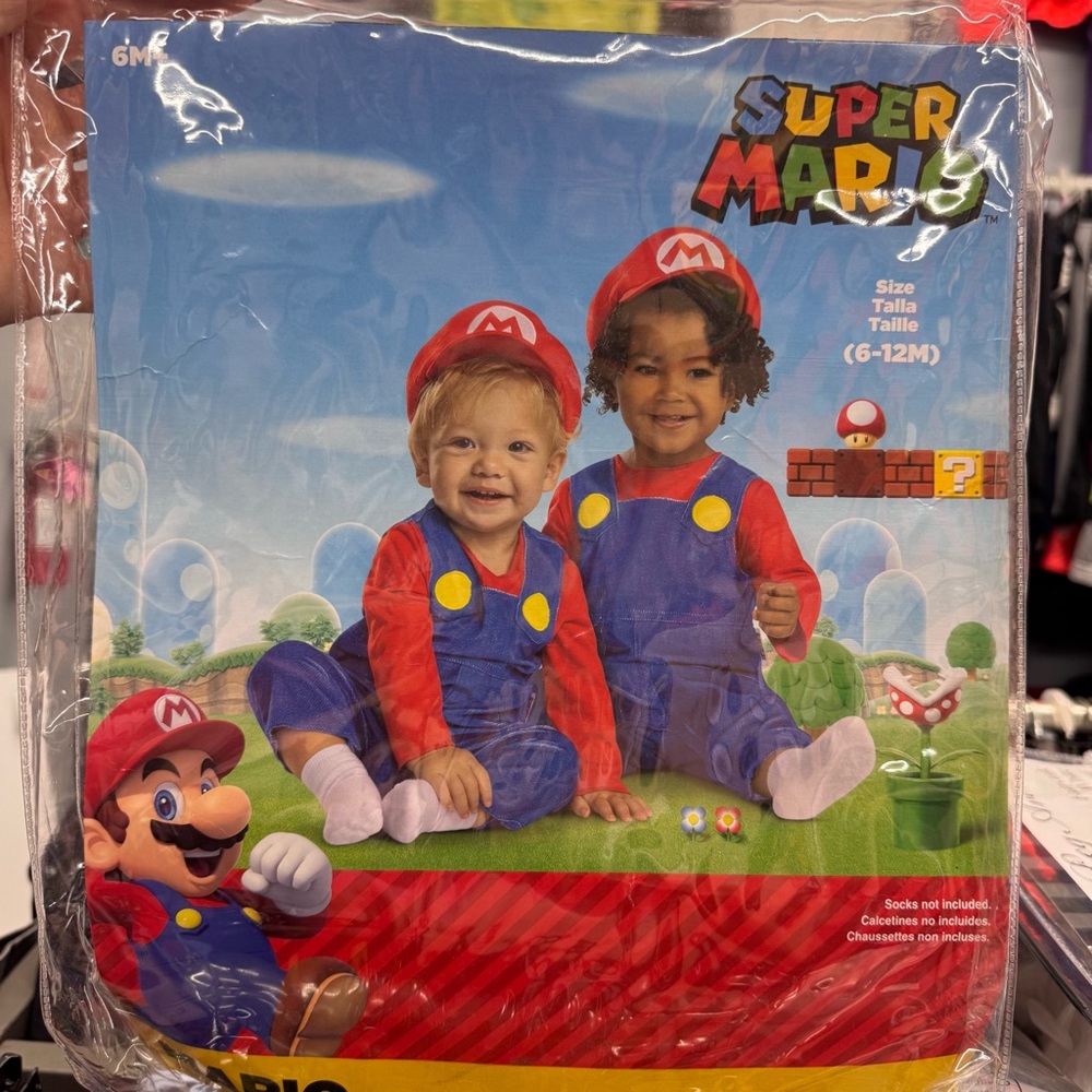 Super Mario Kids Costume